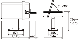 ムトー　ドラフター　ムトーエンジニアリング　武藤工業　製図台　製図板　ドラフライト　ドラフティングチェア